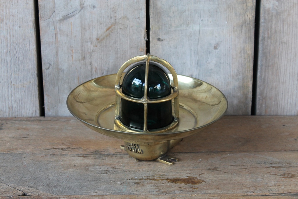 Scheepslamp Vintage Groen