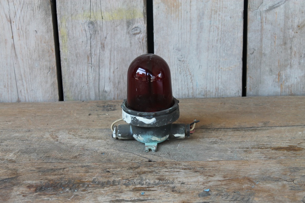 Scheepslamp Vintage Rood