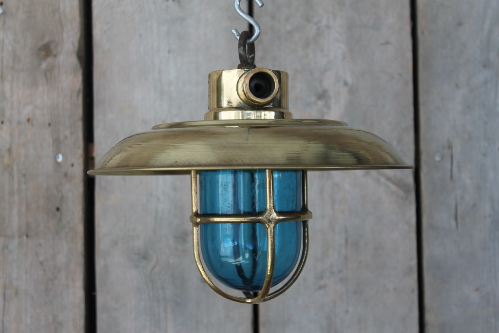 Scheepslamp Vintage Blauw