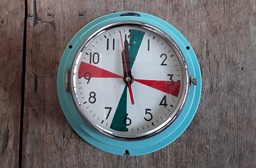 [VIN-971A] Vintage Ship Clock 
