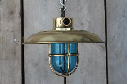 [VIN-221B] Scheepslamp Vintage Blauw